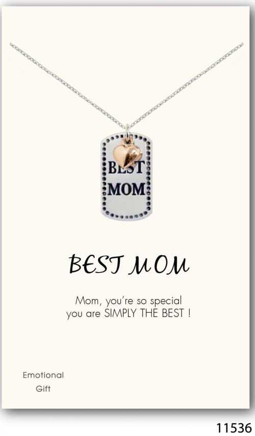 Best mom silver pendant